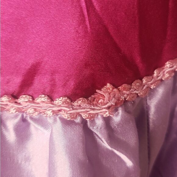80s Pastel Satin Pierrot Smock - Picture 6 of 7